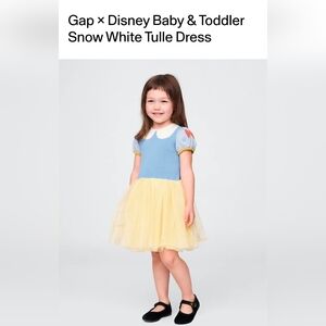 GAP Disney Snow White Tulle Dress Toddler Size 4